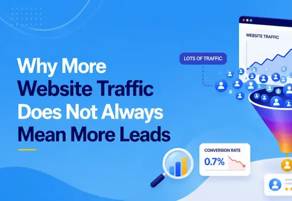 Why More Website Traffic Does Not Always Mean More Leads featured image