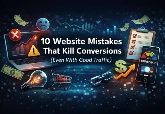10 Website Mistakes That Kill Conversions (Even With Good Traffic)