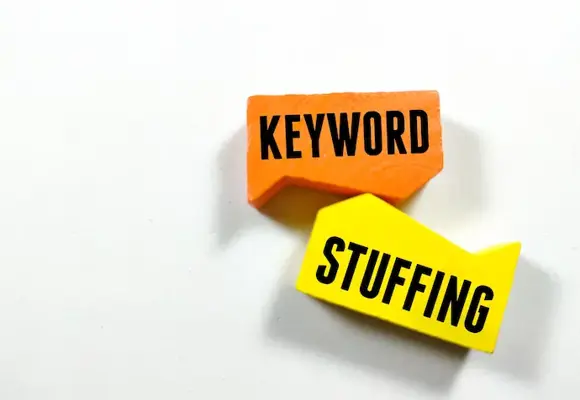 graphic for "keyword stuffing" blog